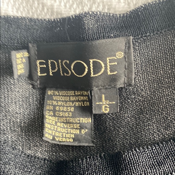 Elegant Black Sheer Woman’s Twin Set - Picture 7 of 8